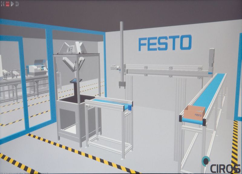 Blick in die Technologiefabrik von Festo in Scharnhausen: Delta-Kinematik ohne Schaltschrank. (Bild: Festo)