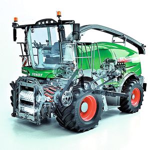 Bild 1: Die Siebkasten Baugruppe schützt den Kühler eines Feldhäckslers vor Schmutz und sorgt für ausreichende Luftzufuhr.