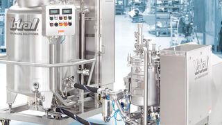 Mobile Prozessanlage zur Herstellung von Tablettenlack (Ystral)