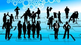 Ortsunabhängig im Team arbeiten, aber sicher – der Trend zur hybriden Arbeit zeigt sich auch an den im vergangenen Jahr am häufigsten genutzten Business-Apps. (gemeinfrei)