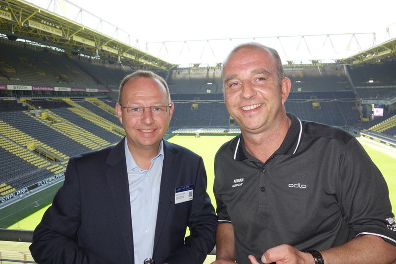 Michael Hantke (l., Littlebit) und Adrian Hanslik, Tarox (Bild: IT-BUSINESS)