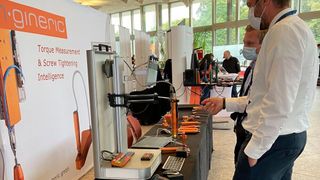 Die Firma n-gineric zeigte auf der Schraubtec West intelligente Sensor-Schraub- und Messsysteme. Sie wird auch in Sindelfingen vertreten sein. ( S.Höger/VCG)