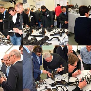 Experten aus verschiedenen Unternehmen haben die Leichtbau-Vorschläge bei einem Workshop in Aachen erarbeitet.