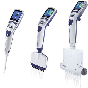 Abb.2: Alle XLS+ Pipetten sind mit neuen Dichtungssystemen, korrosionsbeständigen Spitzenabwerfern und autoklavierbaren Pipettenschäften ausgestattet. Außerdem beinhaltet die neue Software der elektronischen Rainin E4 XLS+ Pipette eine Vielzahl neuer innovativer Funktionen, die regulierte Labors bei der Verbesserung von Sicherheit und der Konformitätsoptimierung unterstützen.