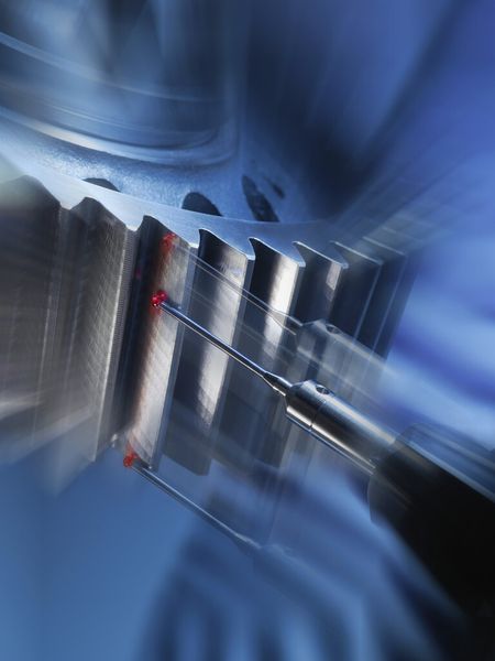 Die digitalen Renishaw-Taster können, wie es heißt, auch ungewöhnliche Auslenkungen durchführen und sind in verschiedenen Größen und Konfigurationen nahezu jeder Messaufgabe anpassbar. (Bild: Gleason)