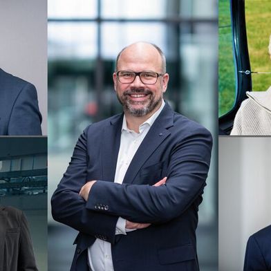 Beim Industrial Benchmark Summit teilen Hidden Champions Ihre Best Practices zum Thema Wettbewerbsfähigkeit, neue Märke und Künstliche Intelligenz. (Bild: Kurtz Holding, Trumpf, Michael Kügelgen, Heidelberger Druckmaschinen, Grimme Landmaschinenfabrik)