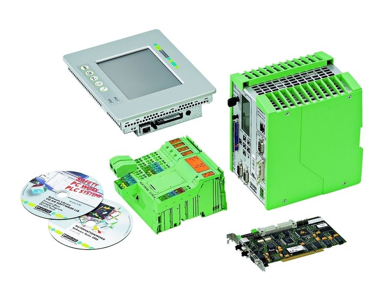 Bild 3: Das Steuerungstechnik-Programm von Phoenix Contact reicht vom Embedded Controller über Hutschienen-PC bis hin zum IPC mit Visualisierung. Bilder: Phoenix-Contact (Archiv: Vogel Business Media)
