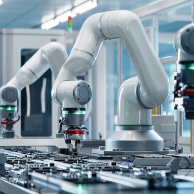 BLDC-Motoren sind von Vorteil wo er in Anwendungen mit hoher Taktzahl eine langfristige Zuverlässigkeit gewährleistet, sie bewegen Gelenke in Industrie- roboterarmen, Exoskeletten, Materialgreifern und Manipulatoren, Prothesen und  humanoiden Begleitrobotern. (Bild: IM Imagery/Adobe Stock)