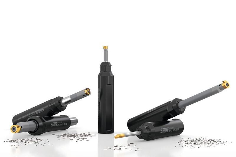 Außerdem im Simtek-Messegepäck: ein neues Sortiment längenverstellbarer Klemmhalter und Trägerwerkzeuge, die maximale Flexibilität für individuelle Fertigungsanforderungen bieten. (Bild: Simtek)