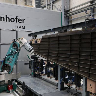 Leichtbau für großvolumige Bauteile (Bild: Fraunhofer IFAM)