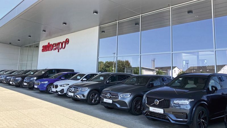 Den Gebrauchtwagen-Megastore von Auto Expo in Fernwald gibt es seit zehn Jahren. (Bild:  Lulei - VCG)