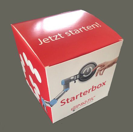 Geliefert wird das Starterkit in einer Kartonbox. (Gimatic)