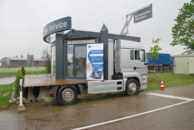 Der Clou des neuen Betriebs ist die Drive-In-Annahme. (Foto: Wenz)