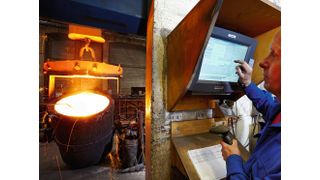 Ein Metall verarbeitender Betrieb verwendet widerstandsfähige Industrie-PC vor allem in der Gießerei und beim Formenbau. (Bild: Dossmann)