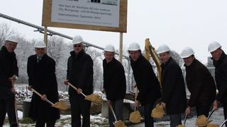 Spatenstich für die neue Kohlendioxid-Produktionsanlage in Lüdinghausen (Bild: Westfalen)