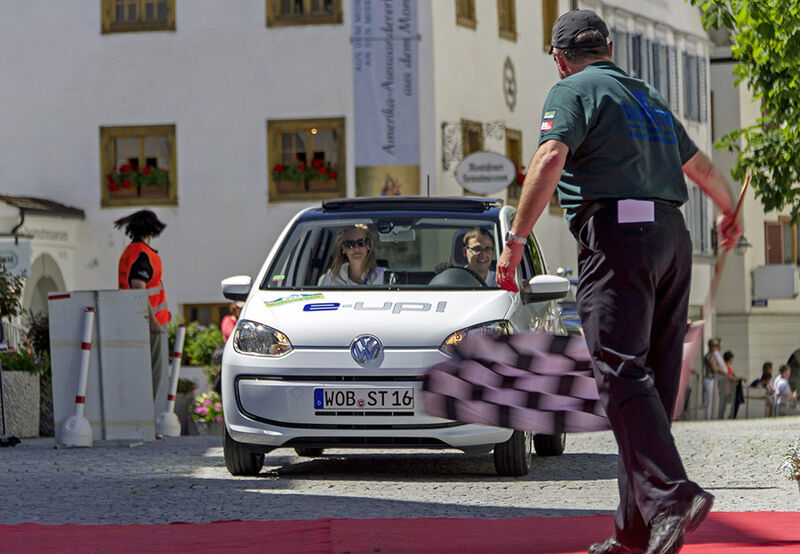 e-up!: auf der Silvretta E-Auto Rallye 2014 (Bild: VW)