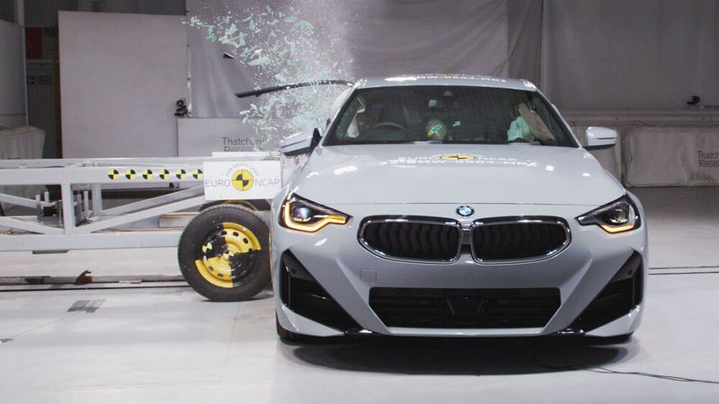 Das BMW 2er Coupé erreichte im Gesamtergebnis vier Sterne. (Bild: Euro NCAP)