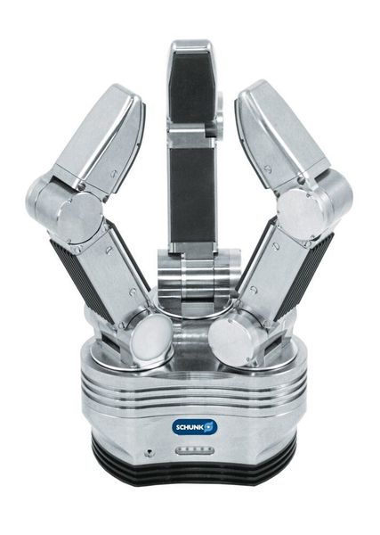 2007: SDH ist die erste industrietaugliche 3-Finger-Greiferhand. (Schunk)