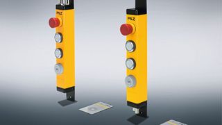 Durch die Integration des Zugangsberechtigungssystems PITreader card unit in die Taster-Unit PITgatebox bietet Pilz Anwendern mehr Flexibilität. (Bild: Photodesign/Pilz)