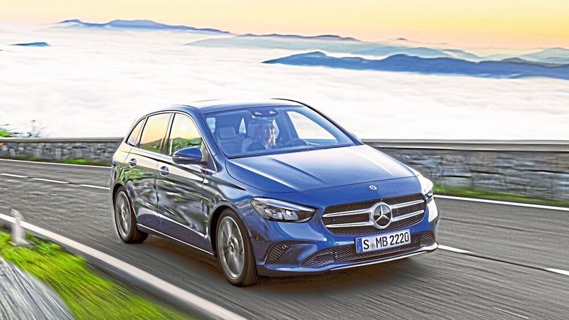 Platz 1 bei den Mini-Vans im Januar 2022: Mercedes-Benz B-Klasse, 962 Neuzulassungen (Daimler)