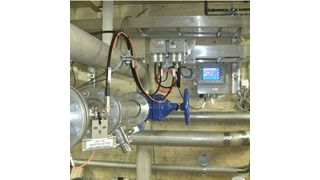 Die exakte Bestimmung der Durchflussmenge ist für eine zuverlässige Steuerung der richtigen Dosierung unerlässlich. Mithilfe des µ-ICC 2.45 Compact-Messgerätes kann die Schlammdichte beziehungsweise die Trockenmasse online erfasst werden. (Bild: Promtec Theisen)