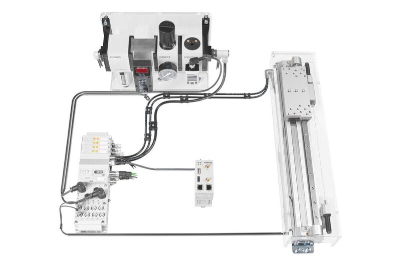 Der weiterentwickelte Smart Pneumatics Monitors (SPM) von Aventics demonstriert das smarte Zusammenspiel von Luftverbrauchern.  (Aventics)