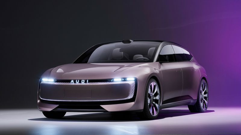 Das Konzeptfahrzeug „AUDI E“ der neuen Marke AUDI.(Bild:  Audi AG)