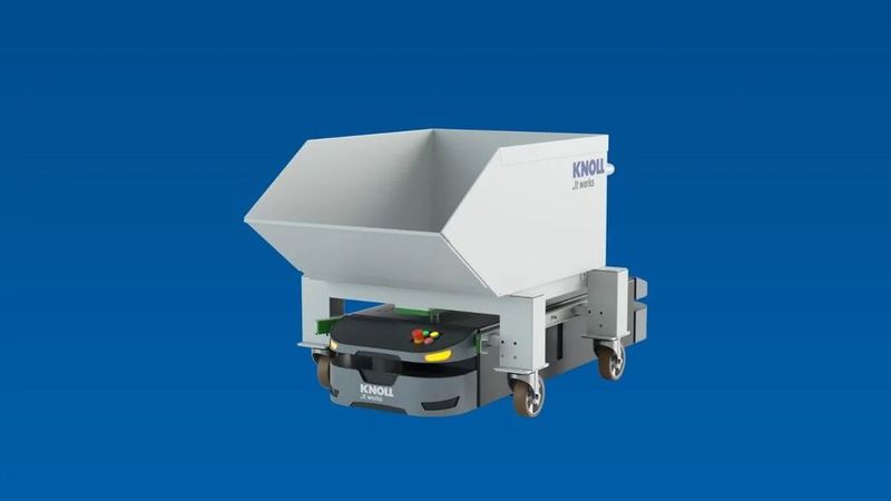 The core elements of automated Knoll chip management are FTS, which can also be used for other transport tasks. (Source: Knoll)