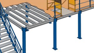 Lagerbühnen von Bartels erweitern schnell und flexibel das Lager. (Bild: Bartels)