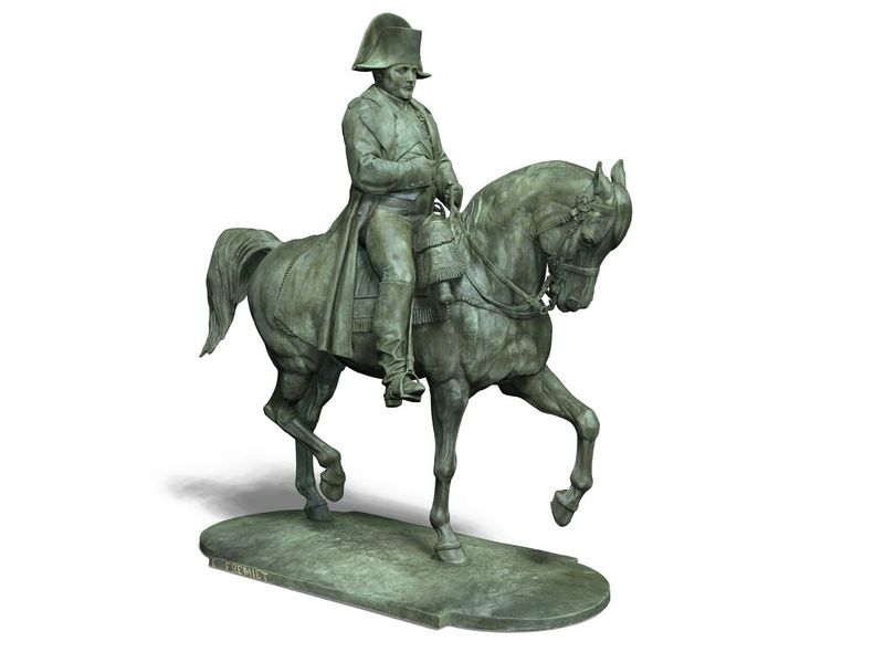 Das Denkmal, das Napoleon auf einem Pferd zeigt, soll nicht nur für die Nachwelt erhalten, sondern auch als 3D-Modell für eine Ausstellung zum 200. Jahrestag der Rückkehr Napoleons aus seinem Exil auf der Insel Elba ausgestellt werden. (Bild: IMA Solutions)