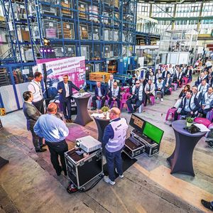 Rund 120 Teilnehmer aus 18 europäischen Landesverbänden und aus aller Welt kamen in den Räumlichkeiten des Fraunhofer IPK zusammen.(Bild:  VDWF)