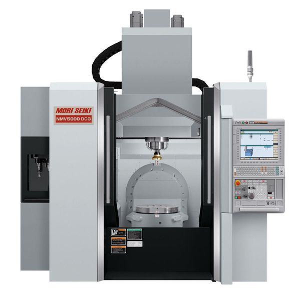 Das Vertikal-BAZ NMV 5000 wird in der Schweiz montiert und zum Teil gefertigt. Die Fertigungstiefe soll jedoch zunehmend erhöht werden.  (Bild: Mori Seiki)