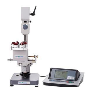 Abb. 1: Mit dem Digi test II FFF kann die Härte des Fruchtfleisches von bis zu sechs Früchten automatisch gemessen werden.