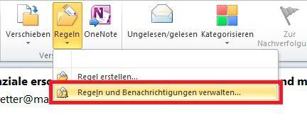 ... und klicken Sie dann auf „Regeln und Benachrichtigungen verwalten“. (MM Maschinenmarkt)