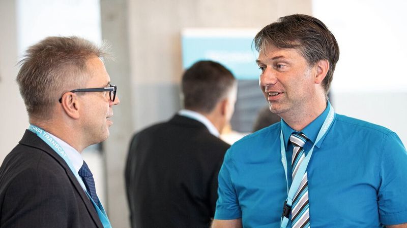 Zwei Jahrzehnte Erfahrung machen Marc Graaf, Gründer von Syn-Ergy – hier im Gespräche mit XNAMEX von Technia Transcat – zu einem echten Experten im Bereich Thermomanagement.                           (Technia Transcat)