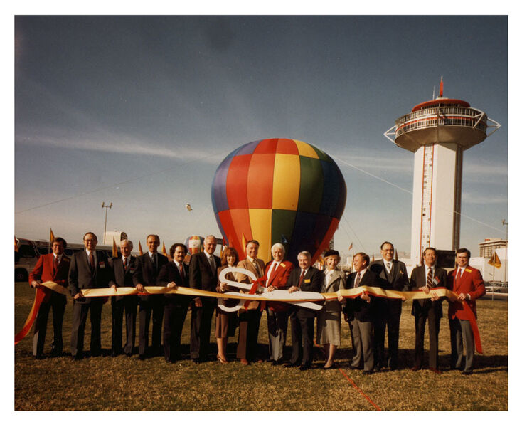 Diesmal draußen und mit großem Ballon: Eröffnung 1985 (CTA)