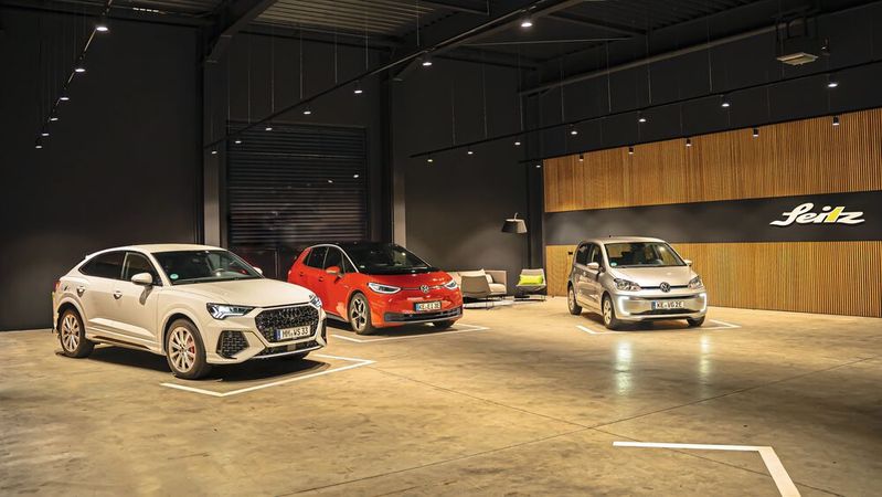 Die Seitz--Gruppe eröffnete Anfang November ihr neues Auslieferungszentrum am Stammsitz in Kempten. Zusammen mit dem Leasingrücknahmezentrum bildet die Immobilie das Dienstleistungszentrum des Händlers.(Bild:  Walter Seitz GmbH + Co. KG)