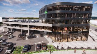 Die Fertigstellung soll im ersten Halbjahr 2026 erfolgen: Feser-Graf baut nahe seiner Konzernzentrale in der Heisterstraße in Nürnberg einen neuen Multifunktionsstandort. (Bild: Feser-Graf-Gruppe)