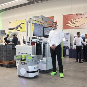 Marcel Sindlinger a clairement expliqué et démontré avec quelle facilité l'AMR peut être intégrée à des processus existants ou nouveaux, et comment l'utilisateur peut passer à de nouvelles tâches de manière flexible et sans connaissances particulières en programmation.(Source :  Martin Group)