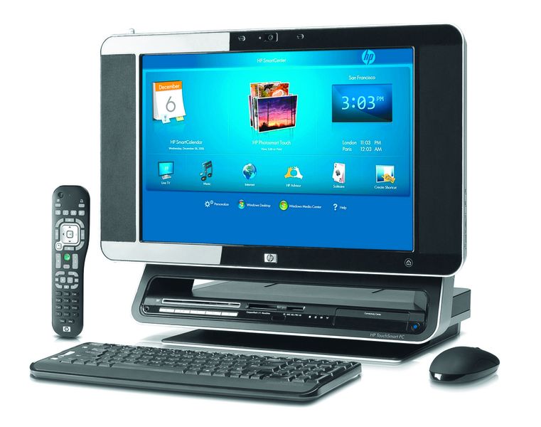 Der All-in-one-PC von HP kann sich Filme, Bilder und Musik drahtlos holen. (Archiv: Vogel Business Media)