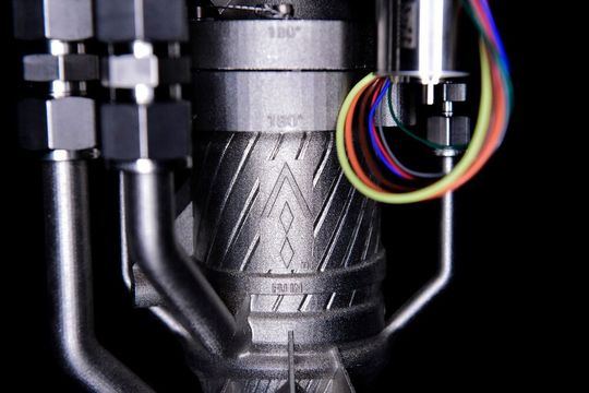 Using an integral pintle sleeve throttling mechanism, the engine is capable of deep throttling, providing a smooth ride and fine control for a variety of missions. Using an integral pintle sleeve throttling mechanism, the engine is capable of deep throttling, providing a smooth ride and fine control for a variety of missions.