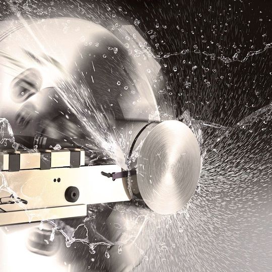The System 222 toolholders have a through coolant system for direct fluid supply to the cutting surface. The System 222 toolholders have a through coolant system for direct fluid supply to the cutting surface.