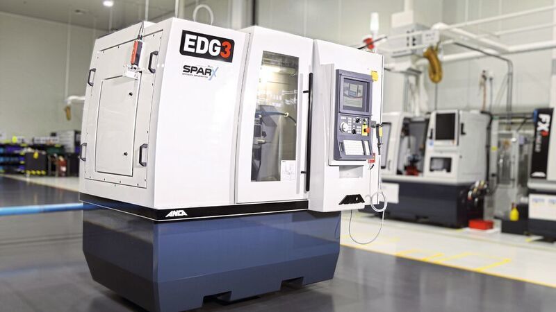 Die EDG-Maschine von Anca ermöglicht leistungsfähige und kostengünstige Prozesse zur Herstellung von PKD-, Hartmetall- und HSS-Werkzeugen. (Anca)