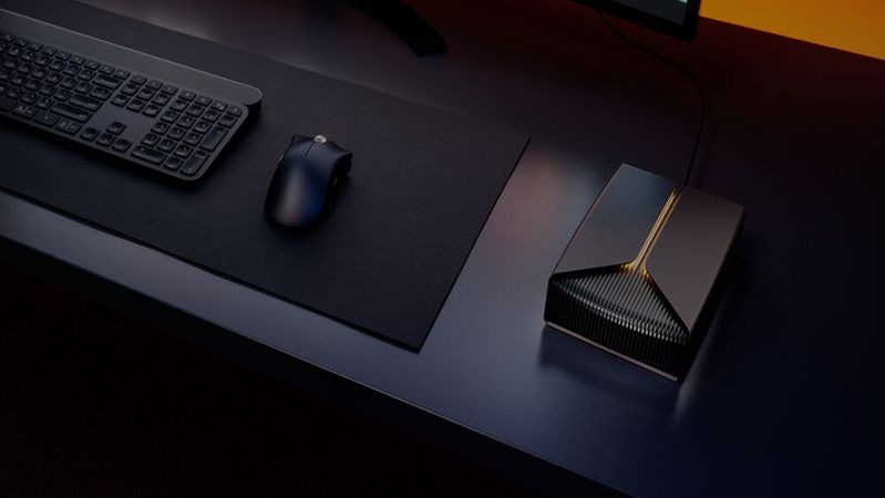 Mit der externen USB-C-HDD FireCuda X Vault zielt Seagate auf den Gaming-Markt. Das 3,5-Zoll-Laufwerk mit RGB-Beleuchtung soll Platz für umfangreiche Spielebibliotheken oder Gameplay-Aufnahmen bieten. (Bild:  Seagate)