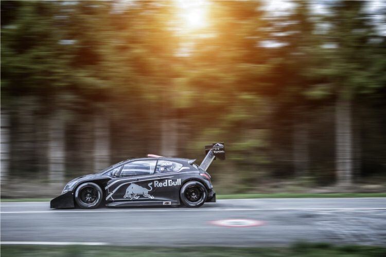 Der 208 T16 Pikes Peak wurde speziell für das Bergrennen am Pikes Peak (USA) aufgebaut. (Foto: Peugeot)