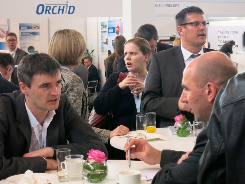 Impressionen vom Xing-Gruppentreffen auf der Medtec Europe 2016. (Reinhardt)
