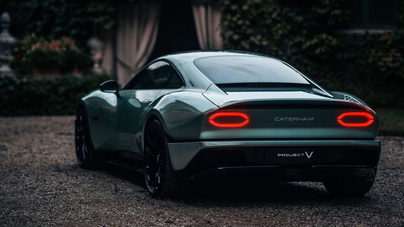 Ausgestellte Radhäuser verleihen der Karosserie des „Project V“ eine muskulöse Aura. (Bild: Caterham)