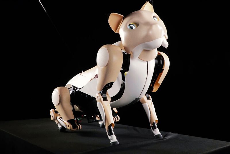 Da Dyana ein Charakter sein soll, der verschiedene Emotionen zum Ausdruck bringen kann, wurde besonderes Augenmerk auf das Erscheinungsbild gelegt. Schnell wurde klar, dass der 3D-Druck unerlässlich ist, um die aufwendige Ästhetik des katzenartigen Körpers zu realisieren. (ETH)