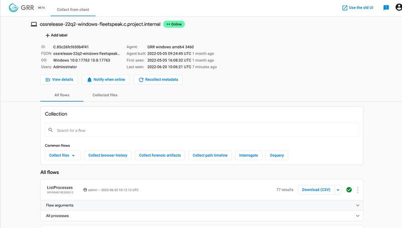 Google Rapid Response für Threat-Hunting nutzen. (Bild: Joos)