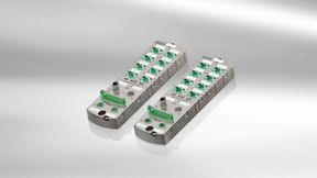 So sieht die neueste Generation der sogenannten Xelity Managed Switche von Murrelektronik aus. Sie bieten fürn oder zehn Ports und übertragen mit Raten von 100 Mega- bis 2,5 Gigabit die Daten in Netzwerken dezentral und in Echtzeit. Und jetzt gibt`s auch noch was Drahtloses ... (Bild: Murrelektronik)